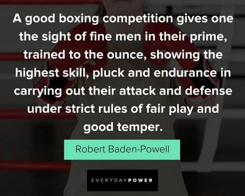 boxing quotes about godd boxing competition