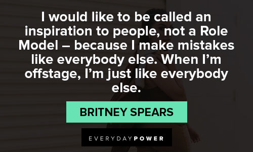 Motivational Britney Spears quotes