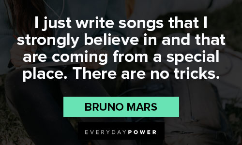 Bruno Mars quotes to helping others