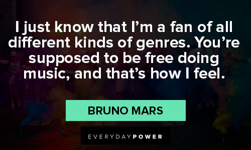 More Bruno Mars quotes