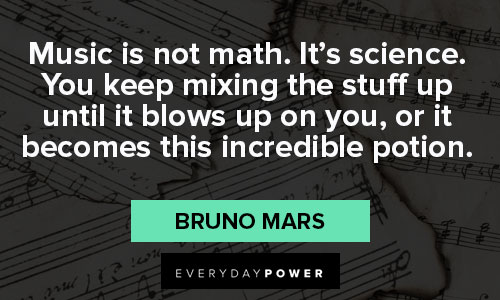 Unique Bruno Mars quotes