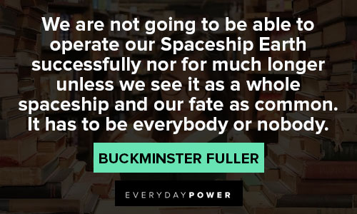 Buckminster Fuller quotes about successfully