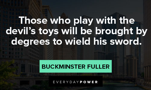 Buckminster Fuller quotes on degree