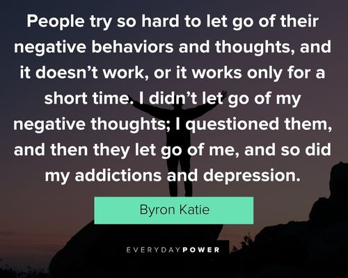 Byron Katie quotes about the power of thought 