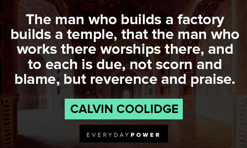 More Calvin Coolidge quotes