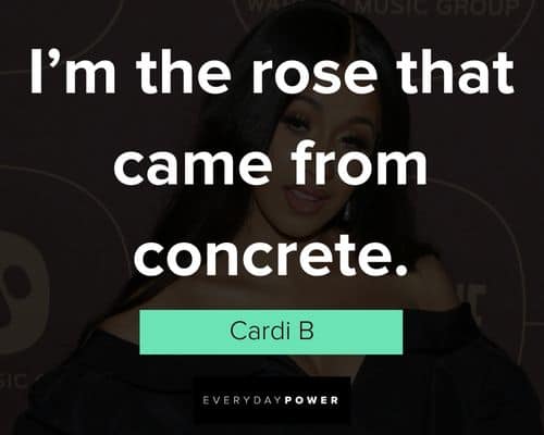 cardi b quotes that came from concreate