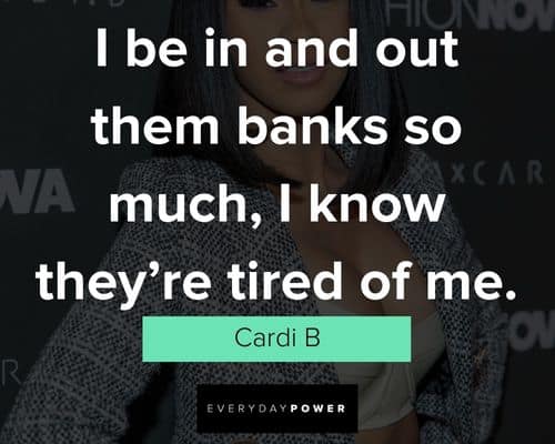 Wise cardi b quotes