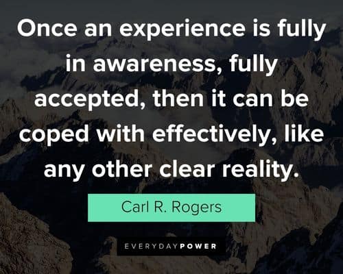 Carl Rogers quotes on behavior and experience