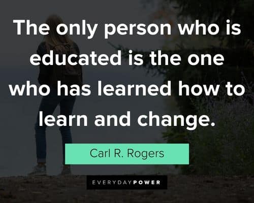 carl rogers quotes on education