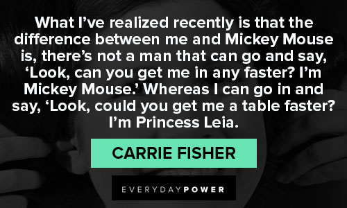 Motivational Carrie Fisher quotes