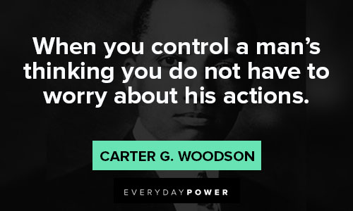 Carter G. Woodson quotes on oppression