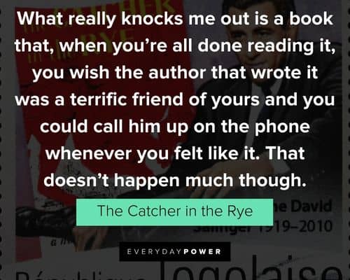 Catcher in the Rye Quotes on Observing Others