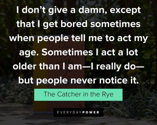 Epic Catcher in the Rye quotes