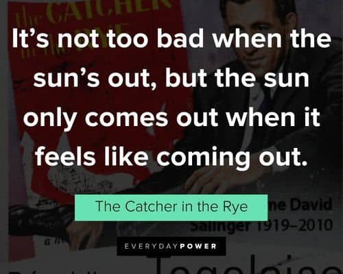 Unique Catcher in the Rye quotes
