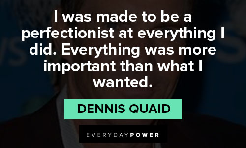 Celebrity Quotes about perfectionist