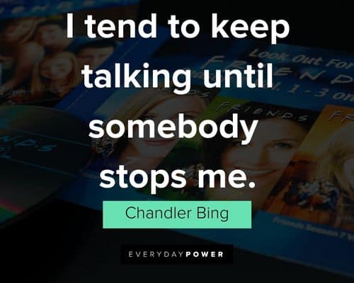 Short Chandler Bing quotes