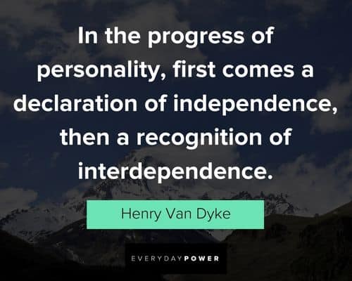 character quotes about progress of personality