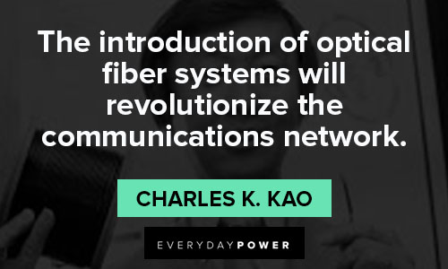 charles k. kao quotes about network