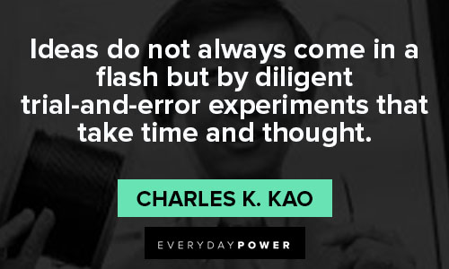 charles k. kao quotes on time