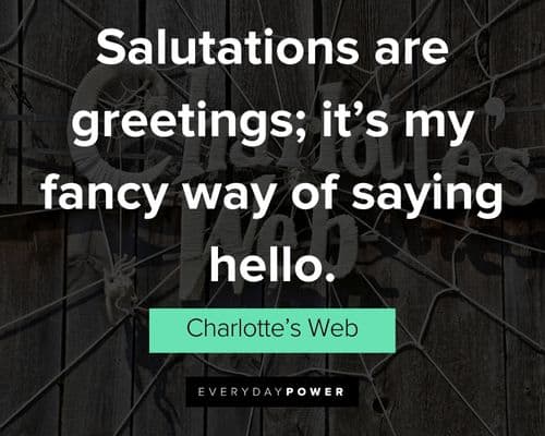 Positive Charlotte’s Web quotes