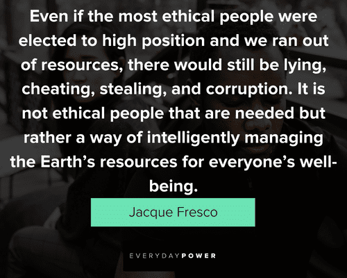 cheating quotes from Jacque Fresco