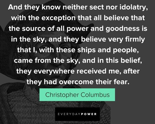 Christopher Columbus quotes