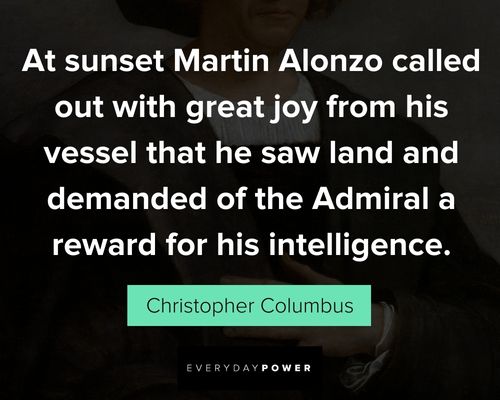 Christopher Columbus quotes to helping others