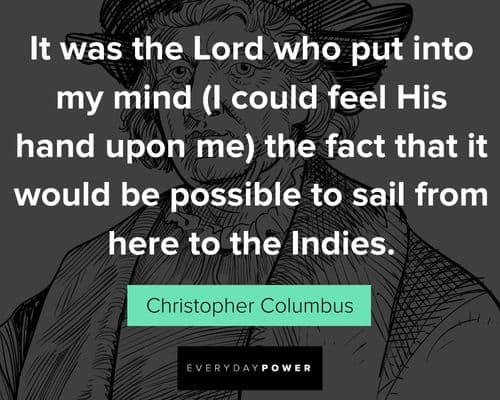 Random Christopher Columbus quotes