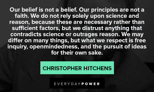 Random Christopher Hitchens quotes