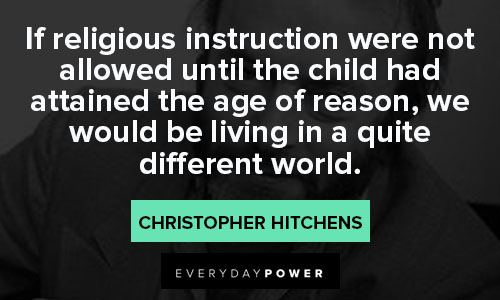Christopher Hitchens quotes for world
