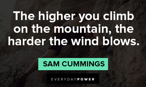 climbing quotes about mountain