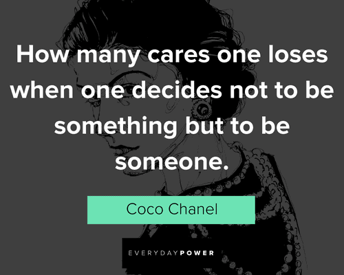 Motivational Coco Chanel Quotes About Loving Yourself