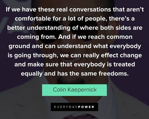 Cool Colin Kaepernick quotes