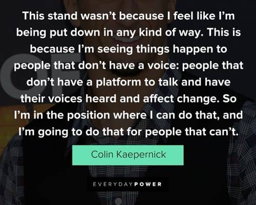 More Colin Kaepernick quotes