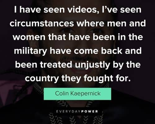 Short Colin Kaepernick quotes