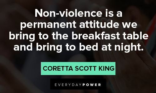 Coretta Scott King quotes about justice 