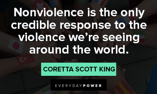 Wise and inspirational Coretta Scott King quotes