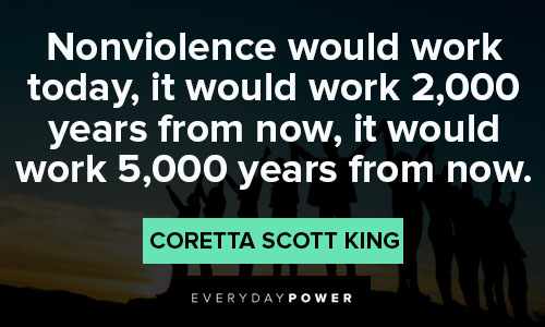 Random Coretta Scott King quotes