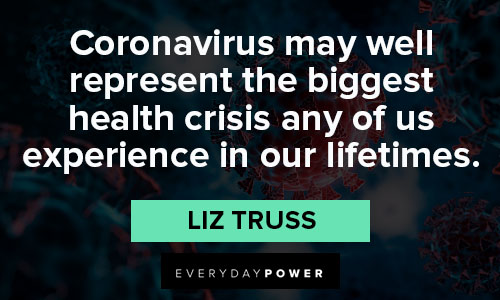coronavirus quotes about its impact