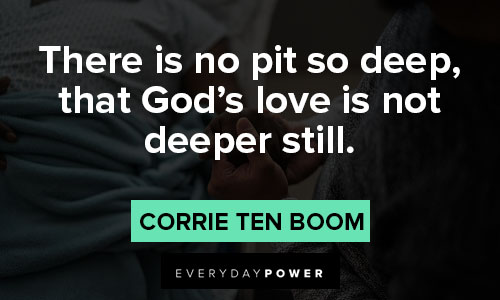 Corrie Ten Boom quotes God and prayer