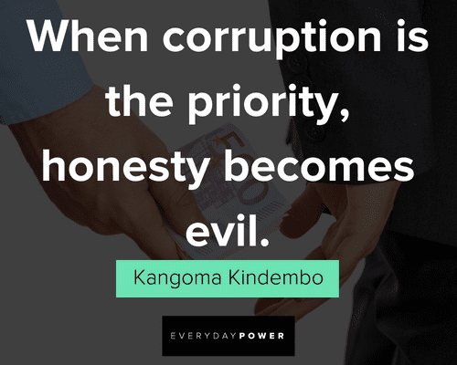 priority corruption quotes
