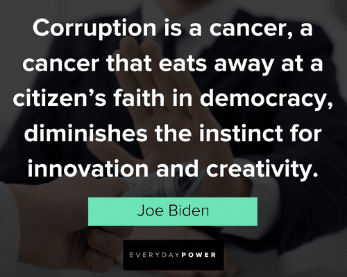 cancer corruption quotes