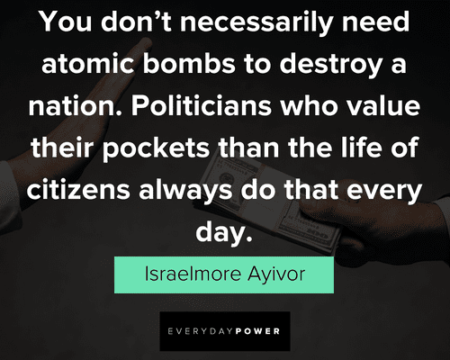 corruption quotes from Israelmore Ayivor
