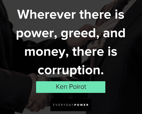 greed for power quotes