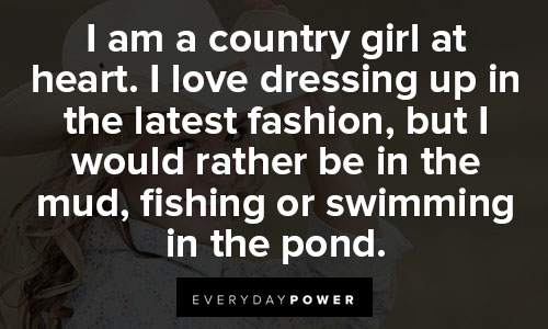 country sayings for girls