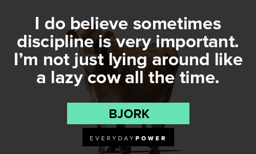 cow quotes on discipline is very important