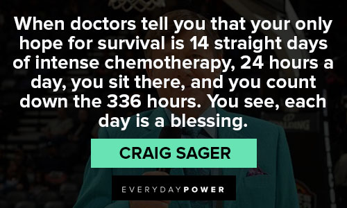 Motivational Craig Sager quotes