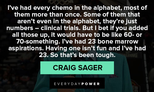 Powerful and inspirational Craig Sager quotes