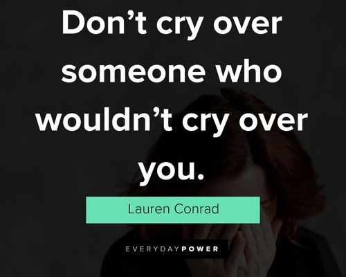 crying quotes about don't cry over someone who wouldn't cry over you