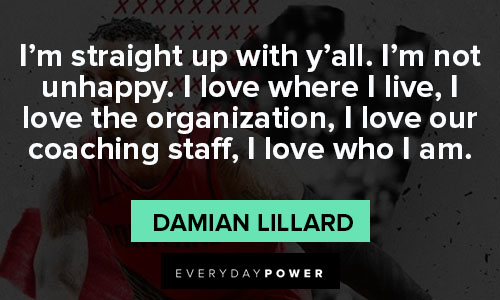 saying and Damian Lillard quotes